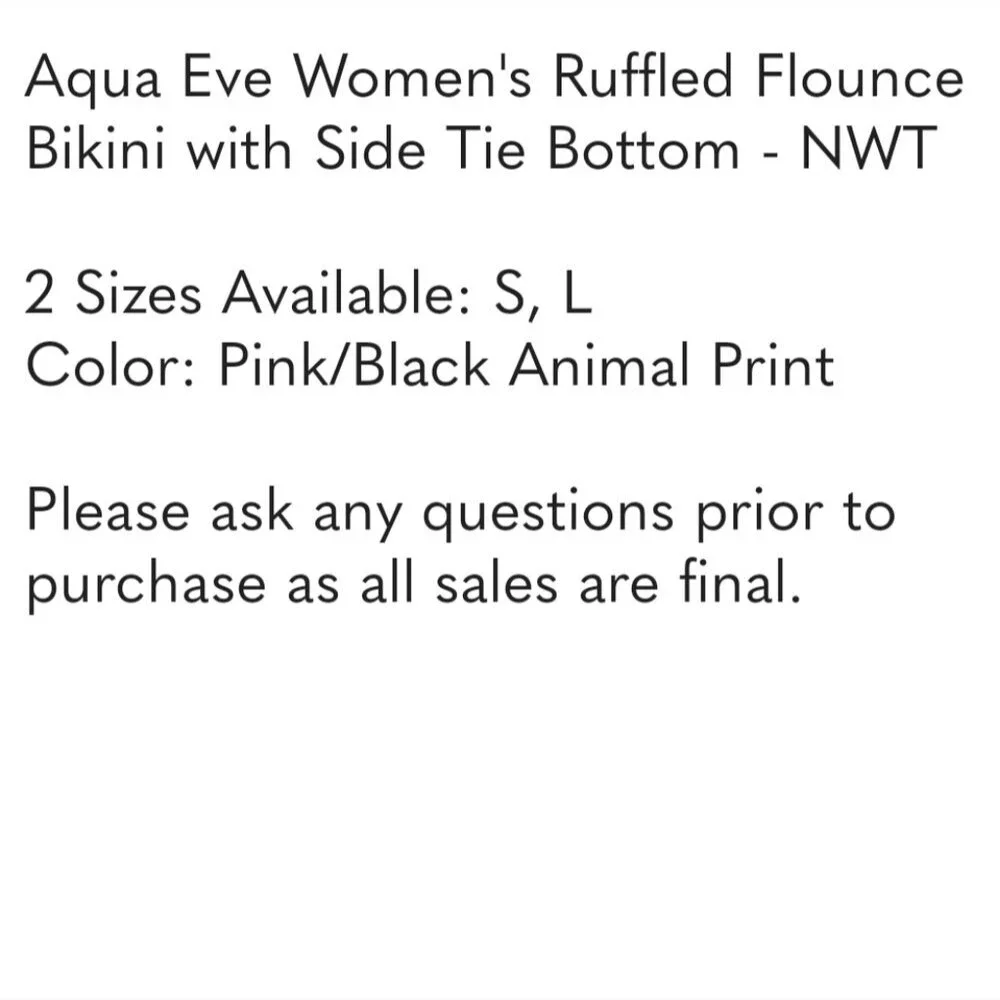 Aqua Eve aqua eve